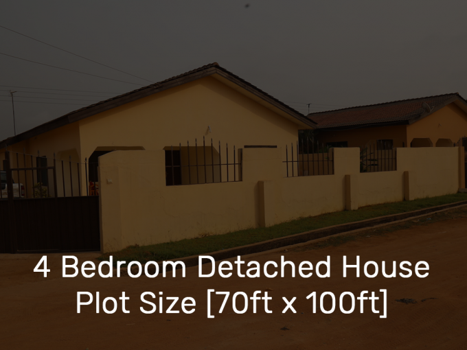4 Bedroom Detached House Plot Size [70ft x 100ft]
